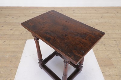 Lot 51 - A William and Mary yew side table
