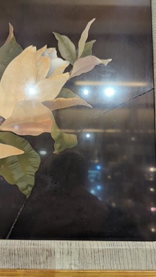 Lot 6 - A large hardstone pietra dura panel