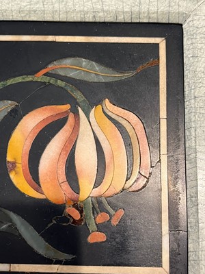 Lot 64 - A set of four pietra dura panels
