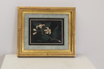 Lot 64 - A set of four pietra dura panels