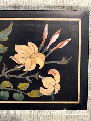 Lot 64 - A set of four pietra dura panels