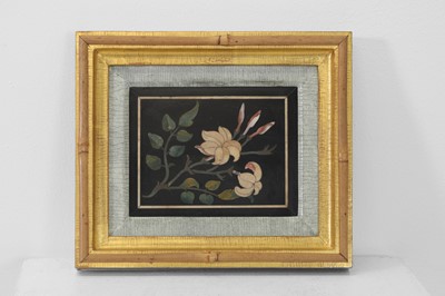 Lot 64 - A set of four pietra dura panels