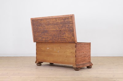 Lot 45 - A painted wedding chest