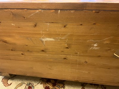 Lot 45 - A painted wedding chest