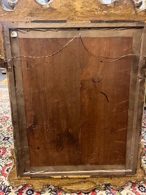 Lot 79 - A gilt-gesso pier glass