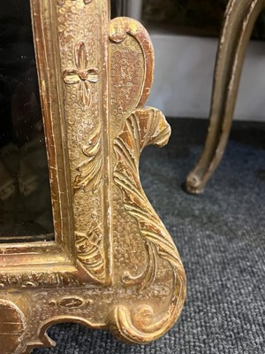 Lot 79 - A gilt-gesso pier glass