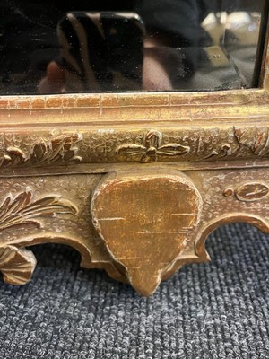 Lot 79 - A gilt-gesso pier glass
