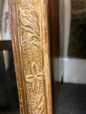 Lot 79 - A gilt-gesso pier glass