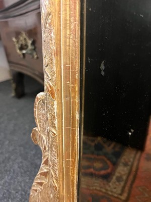 Lot 79 - A gilt-gesso pier glass