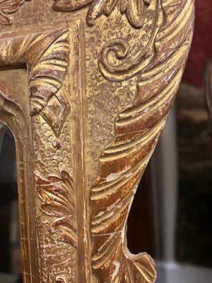 Lot 79 - A gilt-gesso pier glass
