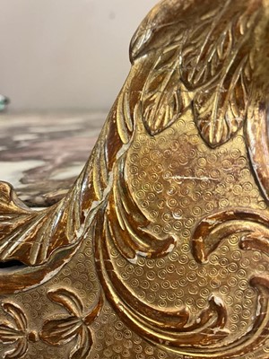Lot 79 - A gilt-gesso pier glass