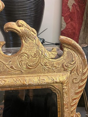Lot 79 - A gilt-gesso pier glass