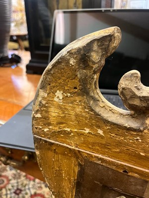 Lot 79 - A gilt-gesso pier glass