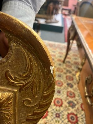 Lot 79 - A gilt-gesso pier glass