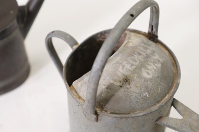 Lot 363 - A quantity of metal watering cans