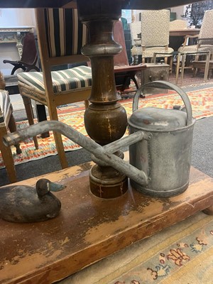 Lot 363 - A quantity of metal watering cans