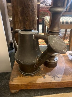 Lot 363 - A quantity of metal watering cans