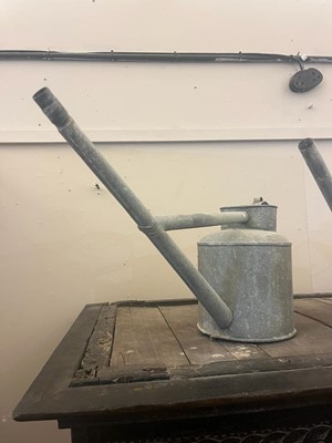 Lot 363 - A quantity of metal watering cans