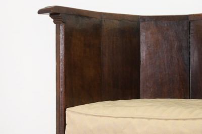 Lot 356 - A walnut 'sedile a pozzetto' chair