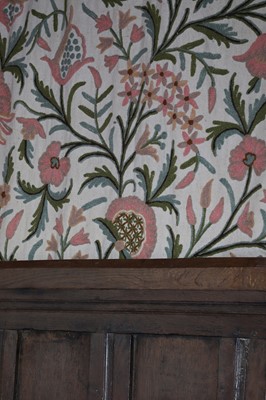 Lot 21 - An oak tester bed
