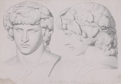 Lot 9 - A near pair of engravings of classical sculpture