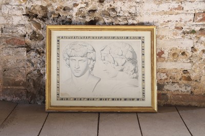 Lot 9 - A near pair of engravings of classical sculpture