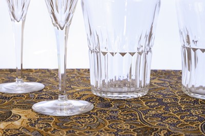 Lot 322 - A suite of Baccarat 'Navarre' glasses