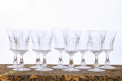 Lot 322 - A suite of Baccarat 'Navarre' glasses