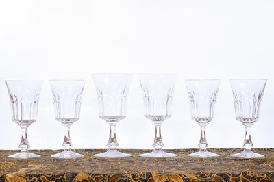 Lot 322 - A suite of Baccarat 'Navarre' glasses