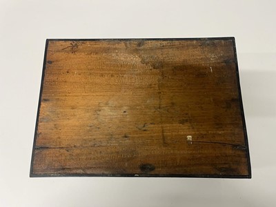 Lot 299 - A Sinhalese porcupine quill, ebony and ivory workbox