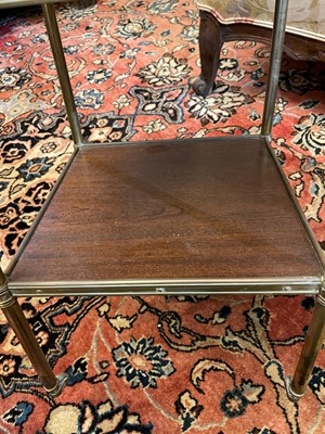 Lot 283 - A Regency-style brass occasional table or étagère