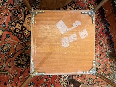 Lot 283 - A Regency-style brass occasional table or étagère