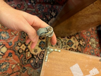 Lot 283 - A Regency-style brass occasional table or étagère