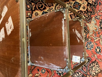 Lot 283 - A Regency-style brass occasional table or étagère
