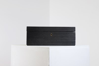 Lot 300 - A Sinhalese ebony and ivory-inlaid workbox