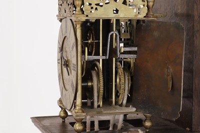 Lot 354 - A brass lantern clock