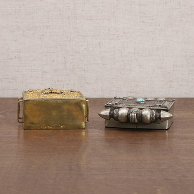 Lot 123 - Two Tibetan gau boxes
