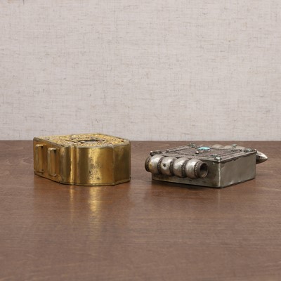 Lot 123 - Two Tibetan gau boxes