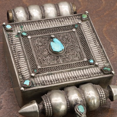 Lot 123 - Two Tibetan gau boxes