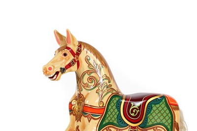 Lot 35 - A fairground carousel juvenile 'Dobby' horse by G & J Lines