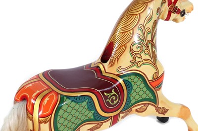 Lot 35 - A fairground carousel juvenile 'Dobby' horse by G & J Lines