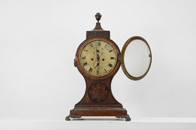 Lot 282 - A Regency mahogany balloon clock