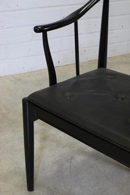 Lot 249 - A pair of Danish ebonised 'PP-66' or 'China Chair' ash armchairs