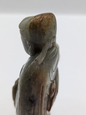 Lot 58 - A Chinese jade group