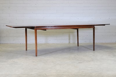 Lot 239 - A Danish rosewood dining table