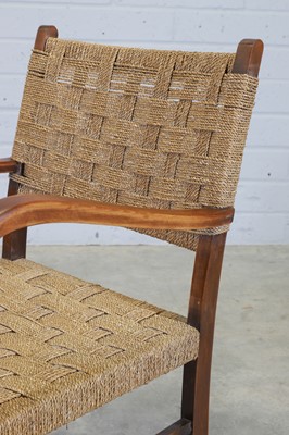 Lot 218 - A Swedish stained beech bentwood armchair