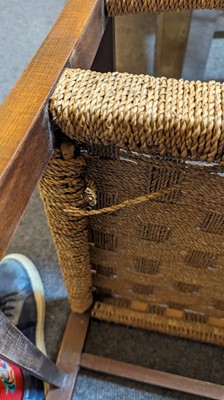 Lot 218 - A Swedish stained beech bentwood armchair