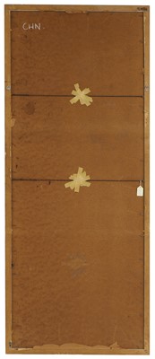 Lot 220 - A large impressive Japanese gouache painting