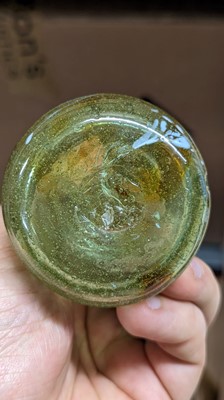 Lot 16 - A James Couper & Sons 'Clutha' solifleur glass vase