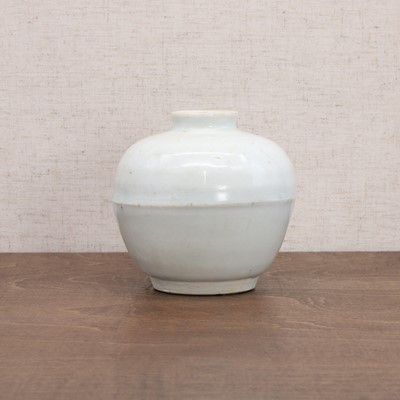 Lot 21 - A Chinese qingbai-glazed jar